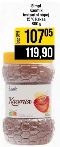 Jip Simpl Kaomix instantní nápoj nabídka