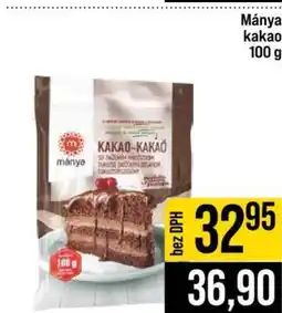 Jip Mánya kakao nabídka
