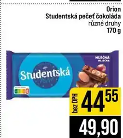 Jip Orion Studentská pečeť čokoláda nabídka