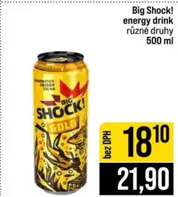 Jip Big Shock energy drink nabídka