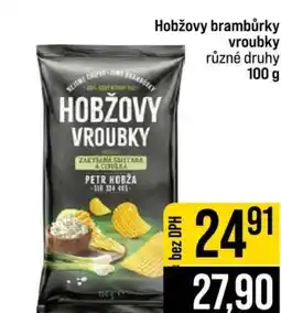 Jip Hobžovy brambůrky vroubky nabídka