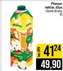 Jip PFANNER Nektar/Džus nabídka