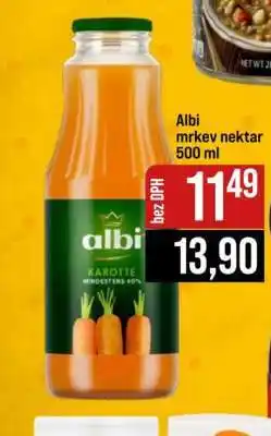 Jip Albi mrkev nektar 500 ml nabídka