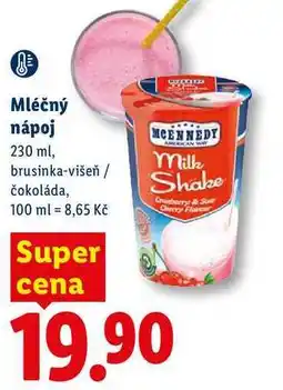 Lidl Mléčný nápoj, 230 ml, brusinka-višeň/ čokoláda nabídka