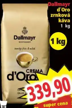 Norma Dallmayr d'Oro zrnková káva nabídka