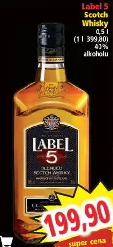 Norma Label 5 scotch whisky nabídka