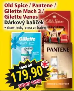 Norma Old Spice / Pantene / Gillette Mach 3 / Gillette Venus nabídka