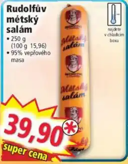 Norma Rudolfův mětský salám nabídka