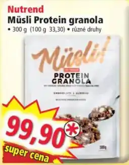 Norma Nutrend Müsli Protein granola nabídka