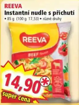 Norma Reeva instantní nudle s příchutí nabídka