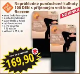 Norma dlo Neprůhledné punčochové kalhoty 100 DEN s příjemným vnitřním fleecem nabídka