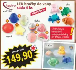 Norma Tapiro LED hračky do vany nabídka