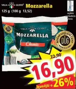 Norma Villa Gusto Mozzarella Classic nabídka