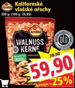Norma Ardillá kalifornské vlašské ořechy nabídka