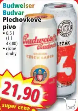 Norma Budweiser Budvar plechovkové pivo nabídka