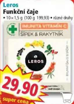 Norma Leros funkční čaje nabídka