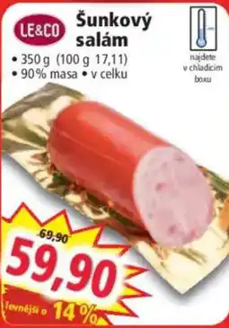 Norma Le&Co šunkový salám nabídka