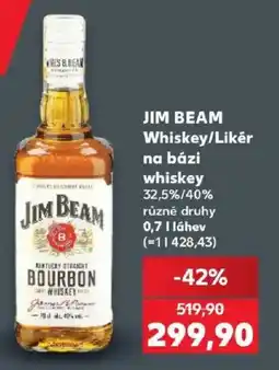 Kaufland Jim Beam whiskey/likér nabídka