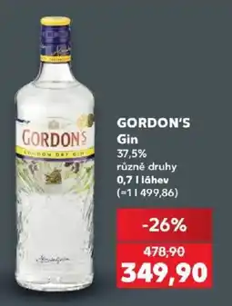 Kaufland Gordon's Gin nabídka