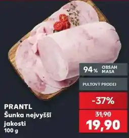 Kaufland Prantl šunka nejvyšší jakosti nabídka