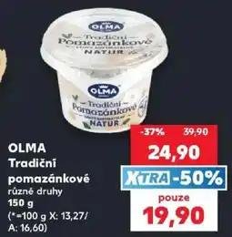 Kaufland Olma tradiční pomazánkové nabídka