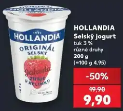 Kaufland Hollandia selský jogurt nabídka