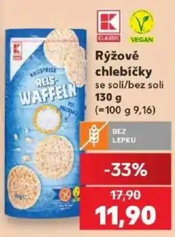 Kaufland K Classic rýžové chlebíčky nabídka