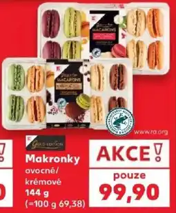 Kaufland Gold Edition makronky ovocné/krémové nabídka