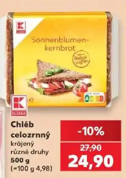 Kaufland K Classic chléb celozrnný nabídka