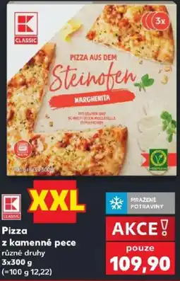 Kaufland K Classic pizza z kamenné pece margherita nabídka