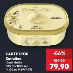 Kaufland Carte d'or zmrzlina nabídka