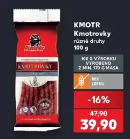 Kaufland Kmotr kmotrovky různé druhy nabídka