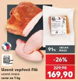 Kaufland Mistri uzené vepřové filé nabídka