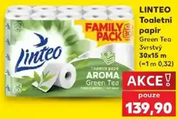 Kaufland Linteo toaletní papír aroma green tea nabídka