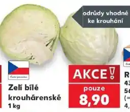 Kaufland Zelí bílé krouhárenské nabídka
