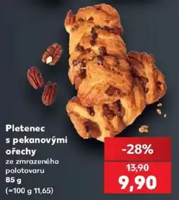 Kaufland Pletenec s pekanovými ořechy nabídka