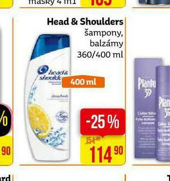 Teta Head&shoulders šampon nabídka