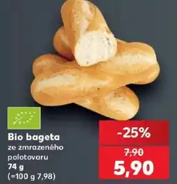 Kaufland Bio bageta nabídka