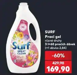 Kaufland Surf prací gel nabídka
