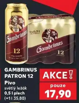 Kaufland Gambrinus Patron 12 nabídka