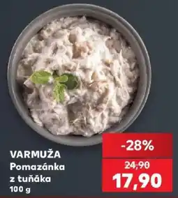 Kaufland Varmuža pomazánka z tuňáka nabídka