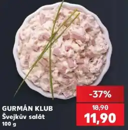 Kaufland Gurmán klub švejkův salát nabídka