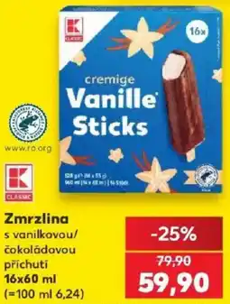 Kaufland K Classic cremige Vanille Sticks nabídka