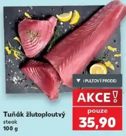 Kaufland Tuňák žlutoploutvý steak nabídka