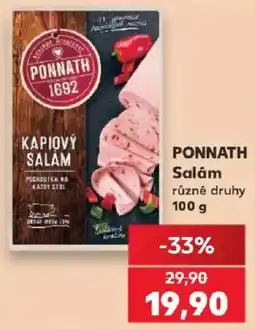 Kaufland Ponnath salám nabídka
