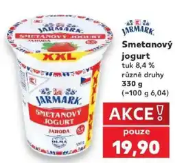 Kaufland Jarmark smetanový jogurt jahoda nabídka