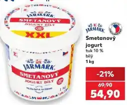 Kaufland Jarmark smetanový jogurt bílý nabídka