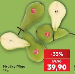 Kaufland Hrušky Migo nabídka