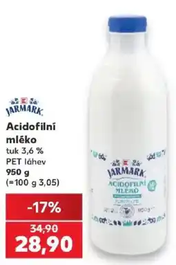 Kaufland Jarmark acidofilní mléko nabídka