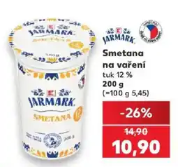 Kaufland Jarmark smetana na vaření nabídka